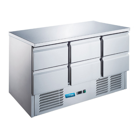 Picture of UNIFROST CRS136G-6D 6 DRAWER COUNTER REFRIGERATOR
