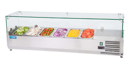 Picture of UNIFROST CTG1400 COLD TOPPINGS FRIDGE GLASS TOP