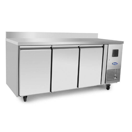 Picture of ATOSA FEPF3472GR-BS 3 DR COUNTER FREEZER WITH UPSTAND 1795MM