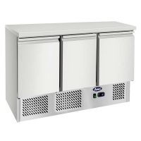 Picture of ATOSA ESL3851GR COMPACT 3 DOOR COUNTER FRIDGE