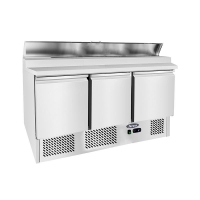 Picture of ATOSA ESL3869GR 3DR PIZZA PREP COUNTER 1/3 TOP