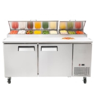 Picture of ATOSA MPF8202GR PIZZA PREP SALAD FRIDGE 1700MM