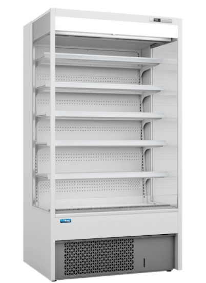 Picture of UNIFROST MDD1220 MULTI DECK WITH NIGHT BLIND & CASTORS 1220*740*2000 6 SHELVES